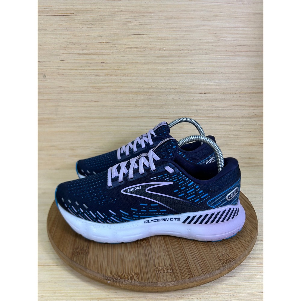 Brooks Glycerin GTS 20 Womens Running Shoes Navy Lilac 1203701B499 Size 8